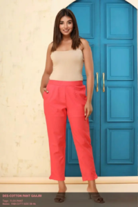 Summer Pants in Cotton Linen